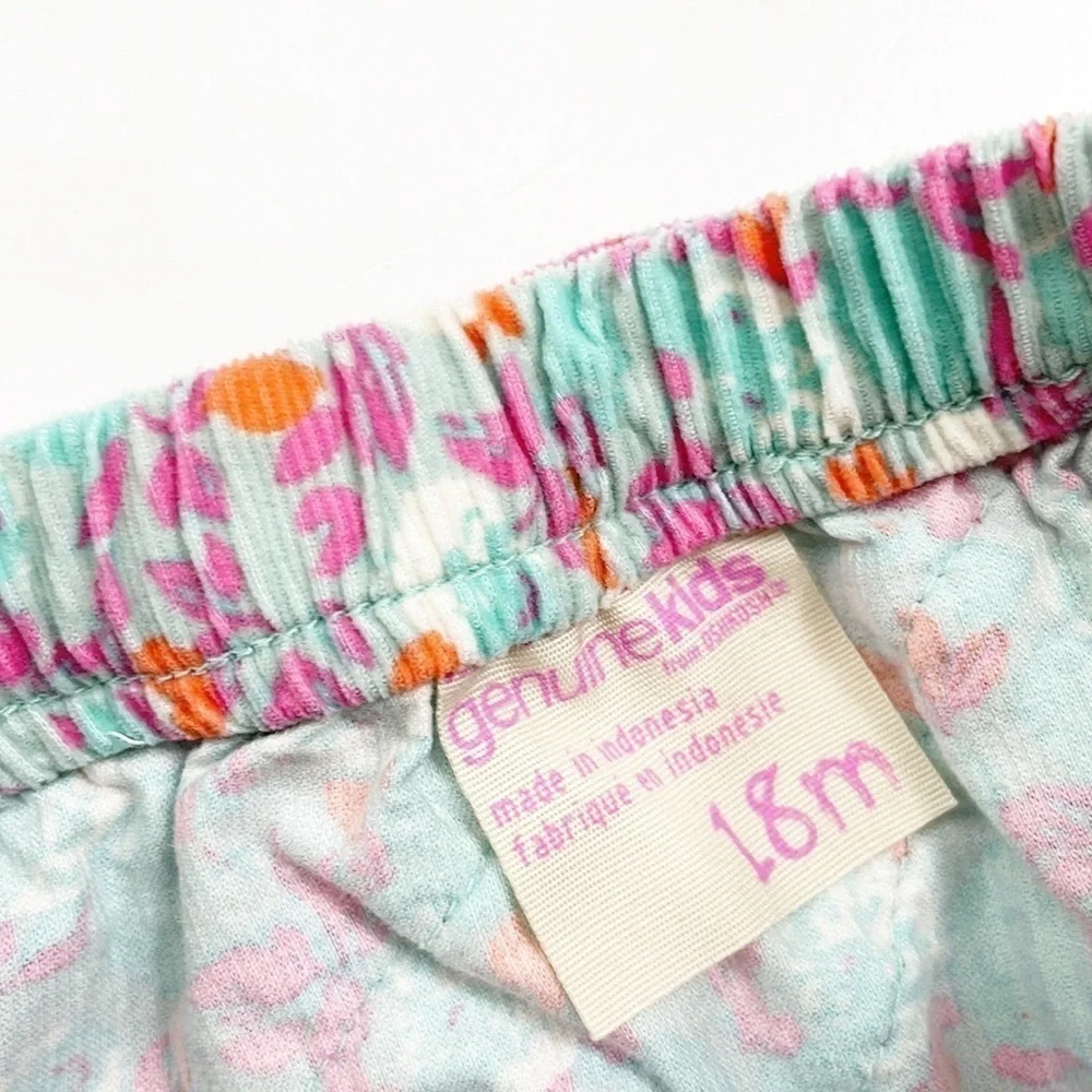 OshKosh B'gosh floral print corduroy baby girls skirt